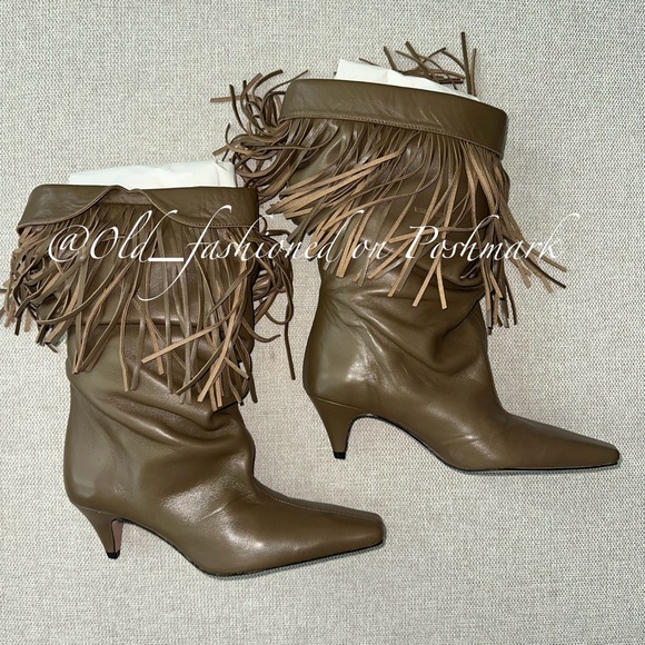 MANGO Fringed Leather Boots - Price Firm - Picture 8 of 12